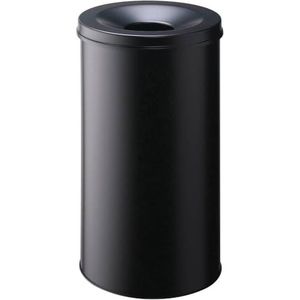 Durable Safe vuilnisbak - 60 liter - Zwart - Brandveilig