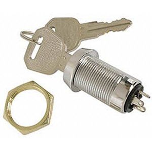 VELLEMAN - KS2 sleutelschakelaar 1-polig aan/uit 250 VAC/2A 615012