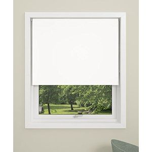 Debel Verduisteringsrolgordijn, 100 x 150 cm, 100% polyester, effen, zwart, wit, 110 x 175 cm