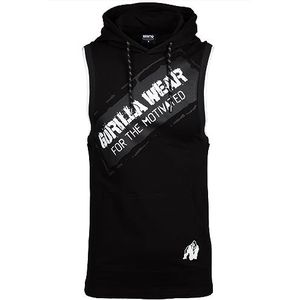 Gorilla Wear Loretto tanktop met capuchon voor heren, bodybuilding gym fitness