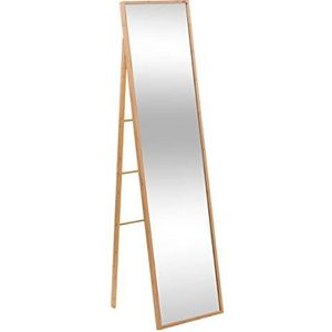 5five - staande spiegel 160x41cm bamboe