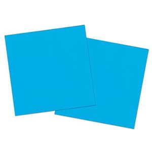 Folat Papieren servetten, azuurblauw, 50647