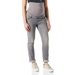 Noppies Maternity Over The Belly Skinny Avi Everyday Grey damesjeans grijs P413 maat 26/32, Dagelijks Grijs - P413