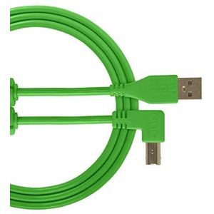 UDG U95004GR USB 2.0 kabel (A-B) - high-speed audio geoptimaliseerd USB 2.0 A stekker op B stekker, groen, 1 m