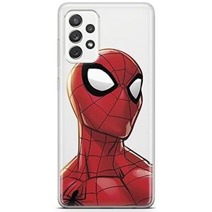 ERT GROUP Beschermhoes voor mobiele telefoon voor Samsung A73 5G, origineel en officieel gelicentieerd product, motief Spider Man 003, perfect aangepast aan de vorm van de mobiele telefoon, gedeeltelijk bedrukt