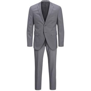 JACK & JONES Mannenkostuum, 2-delig, super slim fit, Lichtgrijs chinees