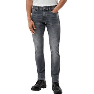 s.Oliver Heren jeans broek lang grijs zwart 34W 32L, Grijs/Zwart