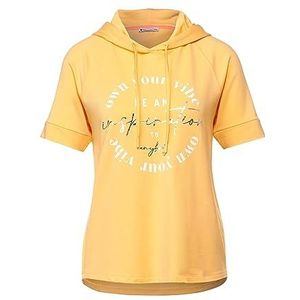 Street One T-shirt voor dames, Lichtgeel (light sunset)