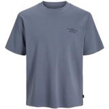 Jack & Jones Jprblachad Branding Ss Crew Neck Tee Sn, gris, L