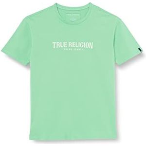 True Religion True Tee T-shirt pour homme, vert, M