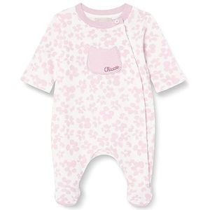 Chicco Katoenen overall met voet, pyjama voor baby's en jongens, babymeisjes, Roze (906)