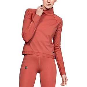 Under Armour ColdGear Rush Ls Overhemd voor dames, lange mouwen, Fractal Rose / Zwart (692)