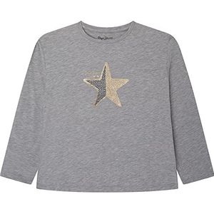 Pepe Jeans Brandie T-shirts voor meisjes, 933grey Marl