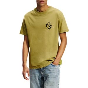 Karl Lagerfeld Jeans Reg Monogram Tee T-shirt pour homme Vert, Vert olive., XL
