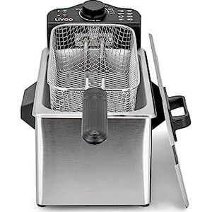 Livoo Friteuse 2000 W 3 L grijs