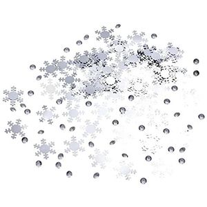 Neviti Wdl Confetti sneeuwvlokken met transparante kristallen