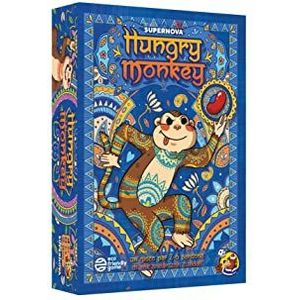 Studio Supernova - Hungry Monkey - kaartspel en wendingen voor het hele gezin, 2-6 spelers, 8+, editie in het Italiaans