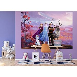 Disney Frozen fotobehang kinderkamer 252 x 182 cm | 4 stuks | Frozen Anna en Elsa