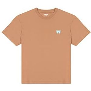 Wrangler T-shirt graphique pour homme, Burro Brown, S