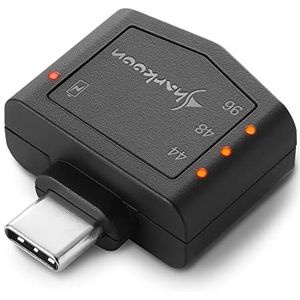 Sharkoon Mobiele DAC PD, USB Type C externe geluidskaart met oplaadfunctie