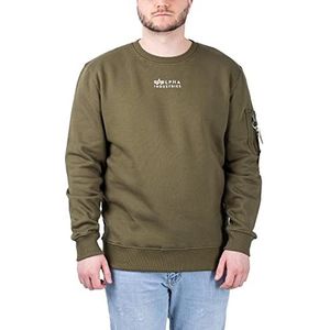 ALPHA INDUSTRIES Organics EMB Sweatshirt voor heren, Organic Mud