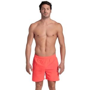 ARENA Fundamentals Boxer R Short de plage pour homme, Fluo Red-water, XL