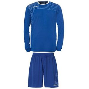 uhlsport Ls Team damesset (hemd en shorts), blauw (azuurblauw/wit)