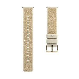 Polar Kristal, verwisselbare armband, 20 mm, volwassenen, uniseks, champagnegoud, kristal, S