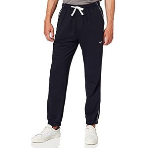 Trigema heren joggingbroek met bies, Navy Blauw