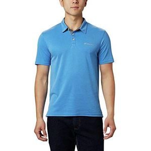 Columbia Nelson Point poloshirt voor heren, Blauwe Azure