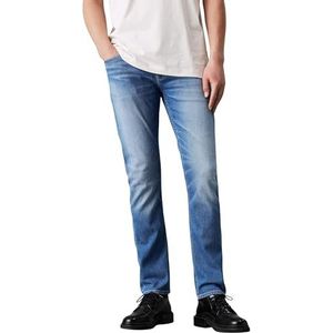 Calvin Klein Jeans Slim herenbroek, Medium Denim Wit