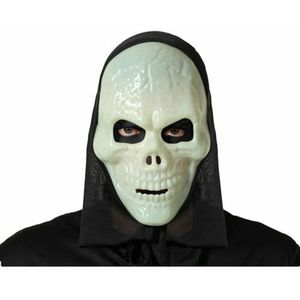 BigBuy Carnival Halloween horror fluorescerend masker
