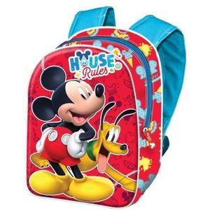 Mickey Mouse Rules-3D Mini-rugzak Blauw, Blauw, One Size, 3D mini-rugzak regels, Blauw, 3D mini-rugzak regels
