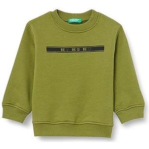 United Colors of Benetton Sweat-shirt pour enfant et adolescent, Verde Militare 313, 2 Jahre