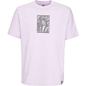 Recovered David Bowie King of Rock Relaxed Purple T-Shirt by Lilas, S, heren, sering, S, Lila.