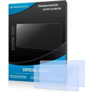 SWIDO 2x Y023060 Crystal Clear displaybeschermfolie voor Sony Cybershot DSC-TX10 / TX-10