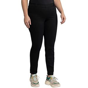 Ulla Popken Skinny jeans voor dames, grote maten, Schwarz (Schwarz 10)