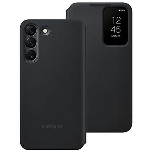 Samsung Clear View EF-ZS901 Flip Case voor Galaxy S22 zwart