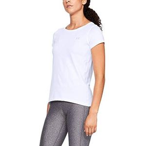 Under Armour HG Armour T-shirt voor dames, Wit.