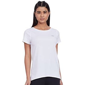 Under Armour HG Armour T-shirt voor dames, Wit.