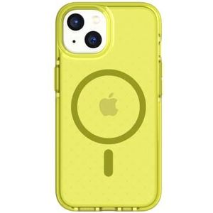 Tech21 iPhone 14 Evo Check compatibel met MagSafe® – slanke, schokabsorberende beschermhoes met 4,9 m FlexShock multi-case bescherming en extra toetsen