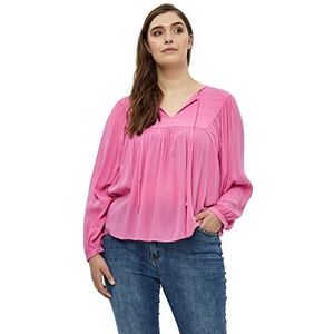 Peppercorn Danea Curve blouse voor dames, Fuchsia roze