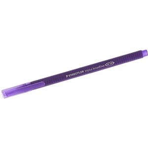 Staedtler triplus 338 Fineliner violet, 1 stuk - fineliner (paars, paars, driehoek, inkt op waterbasis, 0,8 mm, Duitsland)