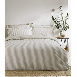 The Linen Yard Hebden Beddengoedset voor tweepersoonsbed, naturel