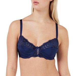 Sans Complexe Amélie Klassieke beugelbeha voor dames, 1 stuk, Navy Blauw