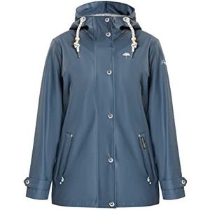 Schmuddelwedda dames regenjas 34319183, grijs-blauw