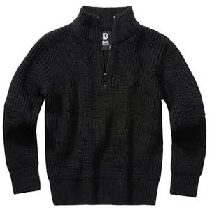 Brandit Pullover Marine Troyer voor kinderen, sweater, zwart, 11 jaar, uniseks, zwart.