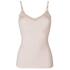 HUBER dames spaghetti onderhemd, beige (champagne 0624)