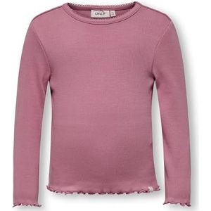 Kmgtrinny Life SLD Ls Oneck Top JRS Noos, Rose chiné., 110