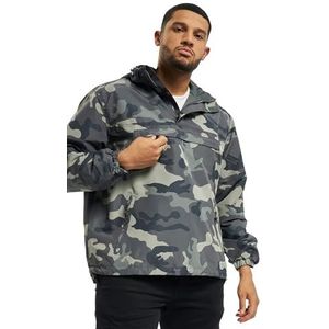 Brandit Summer Windbreaker regenjas anorak maat S tot 5XL, Grijze Camouflage